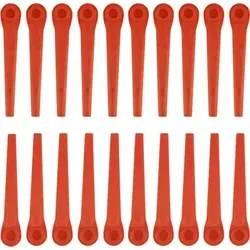 Trade-Shop Ersatzmesser-Set Schneidklingen (20 Stück) für Gardena 9820, 9821, 9823, 9825, 9828, 9829, 8840, 8841, 2414, 2417 Rasentrimmer