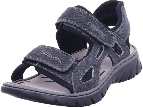 Rieker Herren Sandalen 26763 - Wanderschuhe mit luftiger Trekkingsandale für optimalen Komfort an warmen Tagen.