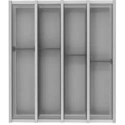 NINKA Besteckeinsatz Cuisio - LEGRABOX - Sonstige Küchenhelfer, graphitfarbener Besteckeinsatz mit flexiblen Trennwänden für optimale Organisation in der Küchenschublade.