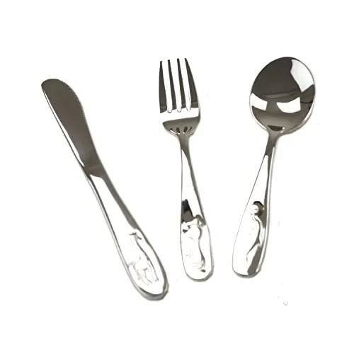 Teiliges Kinderbesteck Lernbesteck der Serie Marie mit Motiv