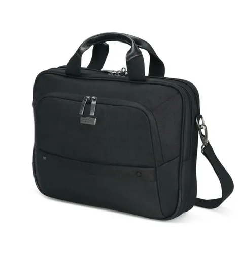 Dicota Top Traveller ECO SELECT - Notebook-Tasche, schwarz aus recyceltem PET, umweltfreundlich und ideal für nachhaltige Mobilität
