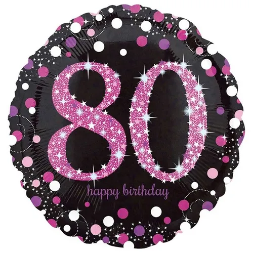 Folienballon Pink Celebration 80 in pink von Riethmueller
