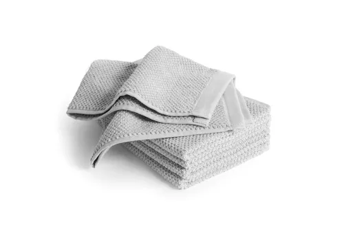 Herzbach Home Gästehandtücher Spa 30x50cm, (5-St), 525g/m², Premium-Qualität, 100% Baumwolle, einfarbig