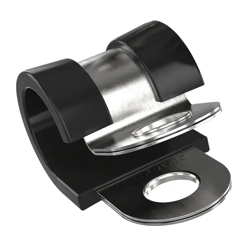 5x P-Clip Leitungsschelle Edelstahl V2A mit Gummi 8mm Rohrschelle Befestigungssc