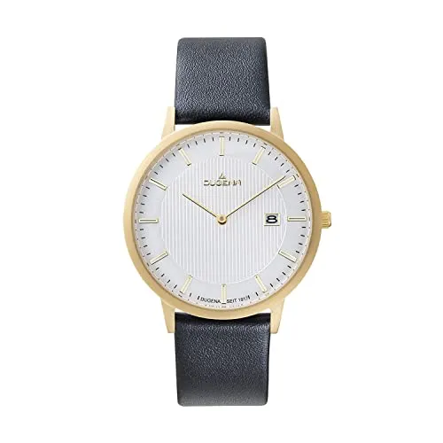 DUGENA Herren-Armbanduhr 4461057 Berlin - Elegante Armbanduhr für Herren mit Titangehäuse und mineralglasgeschütztem Zifferblatt – perfekt für stilbewusste Männer und ideal als Geschenk!