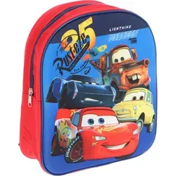 Cars 3D-Rucksack Kinder – Disney Schulranzen mit Lightning McQueen Motiv