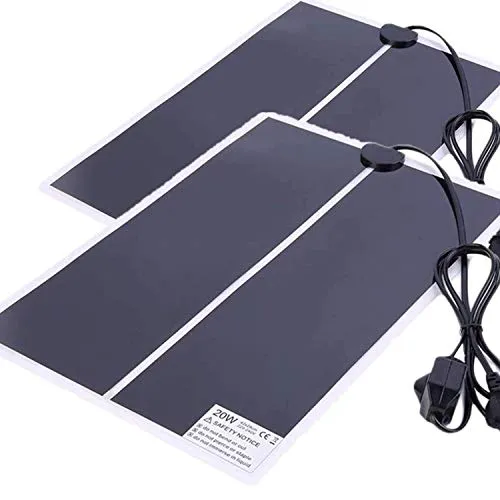 bangminda 2PCS Reptil Heizmatten 20W Terrarium Heizmatten Temperaturregler Wärmematte, Einstellbar Reptile Wärmekissen für Reptilien Schildkröte Schlangen Eidechse Gecko Spinne Raupe
