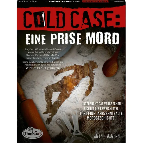Thinkfun Cold Case: Eine Prise Mord (Deutsch, 1 - 4 Spieler) (00.076.465)