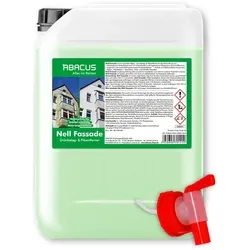 ABACUS® Fassadenreiniger – Effektiver Grünbelagentferner für Putz & Hauswände - Moosbekämpfung: Entfernt selbsttätig Algen, Pilze und Flechten von Fassaden und schützt langfristig vor Wiederbefall.