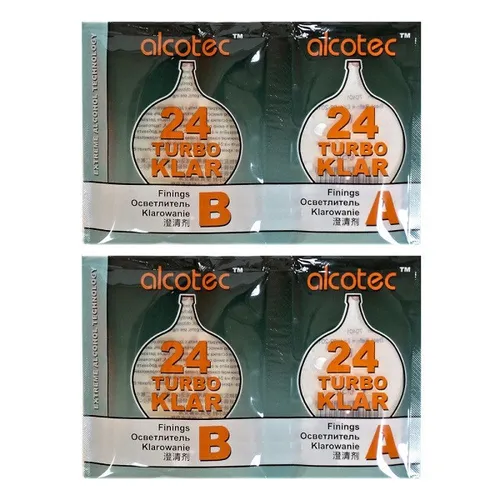 Alcotec Turbo Klar 24h Klärmittel Vodka Alkohol Klärungsmittel Schönung 2 x