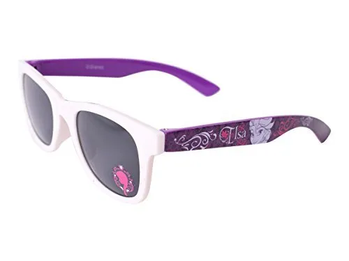 TE-Trend Frozen Kinder Sonnenbrille mit UV400 – Disney Frozen Motivbrille für Mädchen mit Elsa und Anna – Bunte Sommerbrille
