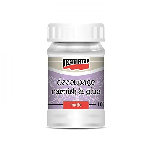 Kleber und Decoupage Lack, matt, 100 ml, Pentart, Klebstoff, Lacke, Hobby Farben