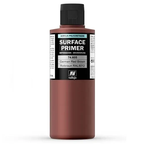 Vallejo Surface Primer German Red Brown - RAL8012 200ml Flasche 7,23€/100ml