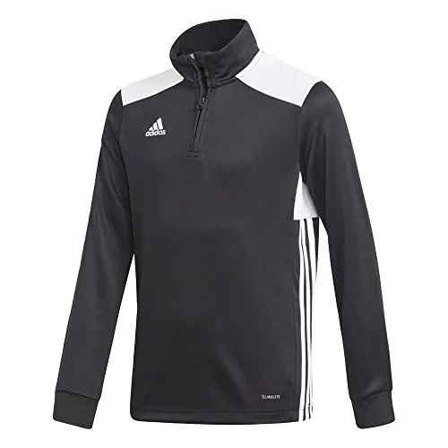 adidas Kinder REGI18 TR Y Sweatshirt REGI18 TR Y, schwarz(black/White), 9-10 Jahre (Herstellergröße: 140)