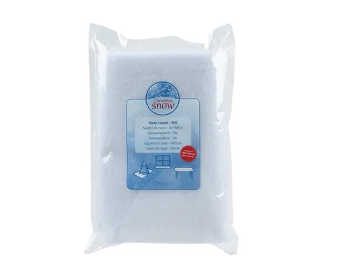 Kaemingk Christbaumschmuck, Künstliche Schneedecke 100x100 Weiß