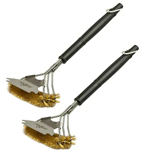 Grillfürst 2X Premium Grillbürste mit Messing Borsten von Grillfürst