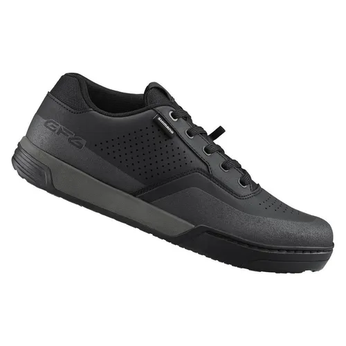 Shimano GF600 black (L01) 41 - Mountainbikeschuhe für Herren mit legendärem Pedalgrip dank ULTREAD GF Gummimischung und TORBAL 2.0 für exzellente Kontrolle bei Abfahrten und Kurven.
