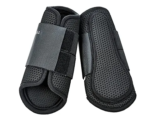 BUSSE Schwarz XL Gamaschen Active-Mesh - Gamaschen in Schwarz, Größe XL, aus atmungsaktivem Active-Mesh für optimalen Komfort und Schutz beim Reiten.