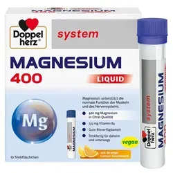 Doppelherz Magnesium 400 Liquid System Trinkampulle
