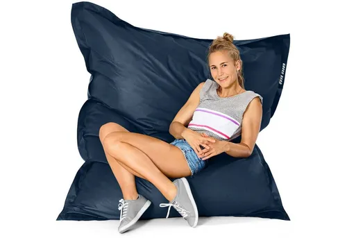 Green Bean Riesen-Sitzsack Dunkelblau in blau von Green Bean