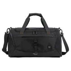 Aoking Uni Reisetasche aus Polyester, schwarz, mit verstellbarem Schultergurt, 51,5 x 21 x 26 cm