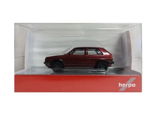 Herpa 430838-004 VW Golf II GTI weinrot metallic Volkswagen  1:87 Neu