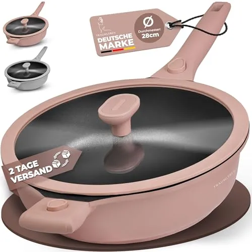 Produktbild TRAUMLEBEN Bratpfanne 28 cm mit Deckel
