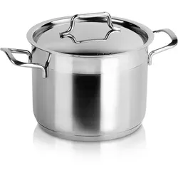 Orion Anett Topf mit Deckel, Edelstahl, 16 cm, 2,3 l