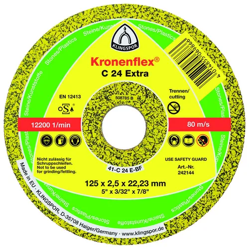 Klingspor Trennscheibe, 230 x 3,0 mm, Aluminium, gekröpft 170710