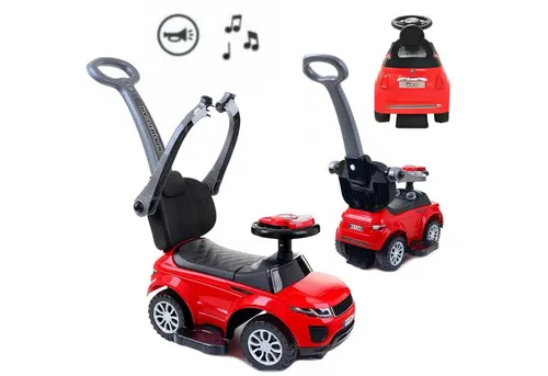 COIL Rutschauto ab 1 Jahr - 3-in-1 Baby Car Rutschauto mit Schiebestange, sicher und stabil für endlosen Fahrspaß