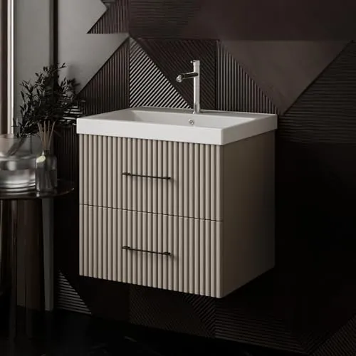 Karen Waschtisch-Set Liana 60 cm in braun von KAREN banyo