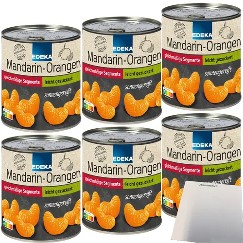 Edeka Mandarin Orangen in der Dose, leicht gezuckert von EDEKA