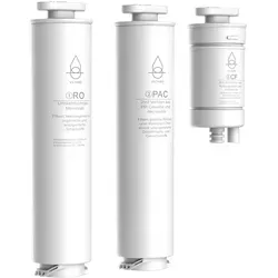 VILTARO Wasserfilter 3in1 Set - Osmoseanlage Filter RO, PAC, CF, kompakte Bauweise für reines Trinkwasser