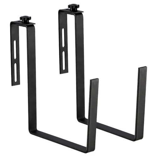 KADAX Blumenkastenhalter, Schwarz, 2 Stück in schwarz von KADAX