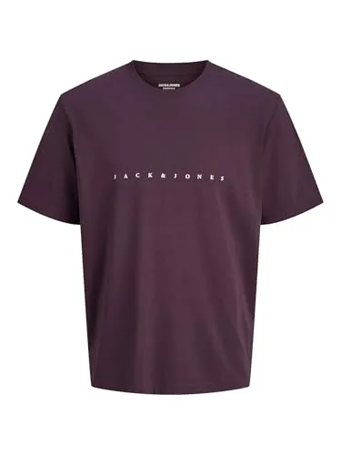 JACK & JONES Jjestar Jj Tee Ss Noos in lila von Jack & Jones