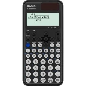 CASIO FX-85DE CW - Wissenschaftlicher Taschenrechner schwarz, 310 Funktionen und QR-Code-Funktion für präzise Berechnungen unterwegs