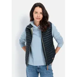camel active Damen Steppweste | winddicht & wasserabweisend | Outdoor Weste Dunkelblau