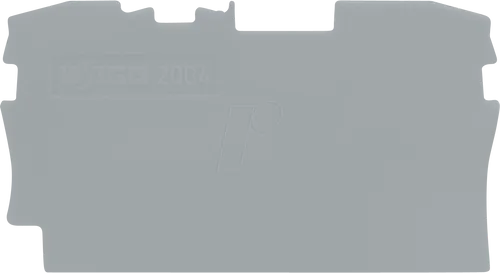 WAGO 2004-1291 - Abschluss- und Zwischenplatte für WAGO 2004-12