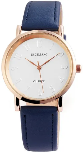 Excellanc Quarzuhr EX0292, Damenuhr Lederimitat