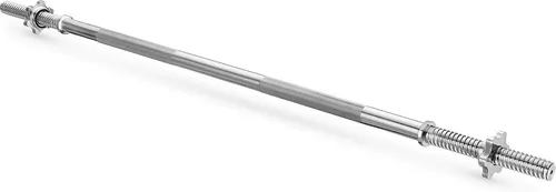 Gymtek® Langhantelstange Hantelstange mit Sternverschlüssen 120 cm Länge, Ø28 mm