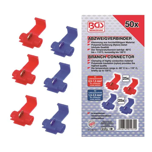 BGS-80757 Abzweigverbinder-Satz, 50-tlg.