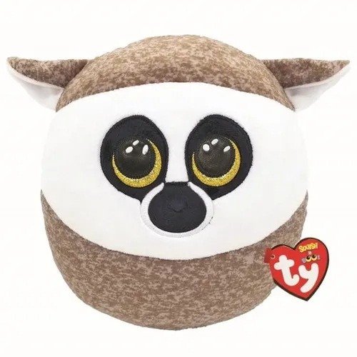 Ty Linus Lemur Kissen klein - Flauschiges Kuschelkissen 22 cm, ideal zum Kuscheln und Dekorieren für Kinder ab 0 Jahren