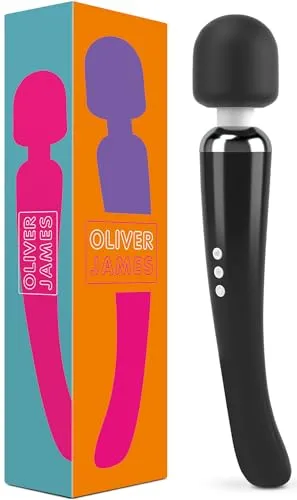 Oliver James Personal Massager Großer kabelloser elektrischer Massagestab
