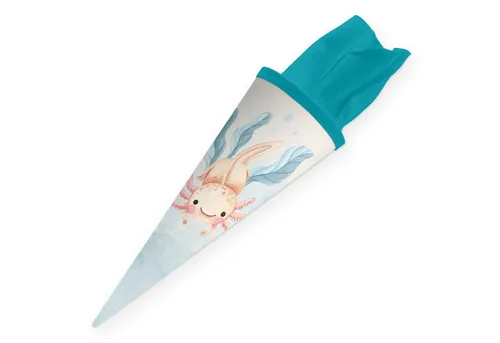 itenga Schultüte itenga Geschwister Schultüte 35cm Axolotl