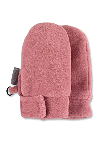 Sterntaler Baby Unisex Kinder Fäustel Handschuh - Baby Fäustlinge Winter, Baby Handschuhe - aus Microfleece mit Klettverschluss - rosa