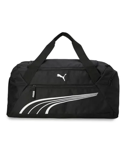 PUMA Sporttasche Fundamental Medium - 49L mit Schuhfach - Klassische Sporttaschen, geräumig mit 49 Litern Volumen und praktischem Schuhfach für Sport und Freizeit. Hergestellt aus mindestens 50% recyceltem Polyester.