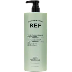 REF Weightless Volume Conditioner 1000 ml - Haarspülung für feines Haar, schützt und stärkt mit pflanzlichen Extrakten. Sorgt für Volumen, Geschmeidigkeit und natürlichen Glanz, ideal für lebendige, gesunde Haare.