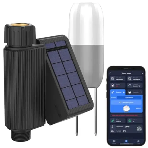 Royal Gardineer WiFi Bewässerungscomputer mit integr. Solarpanel + Bodensensor