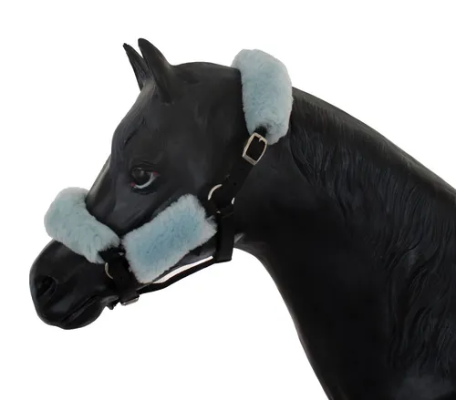 Engel Reitsport Reithalfter SET4 Lammfell Halfter Schoner - Genick, Nasen und Backenschoner, Lammfell