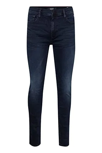 Blend BHEcho fit Multiflex fit Multiflex - NOOS Herren Jeans Hose Denim Slim Fit, Größe:W30/32, Farbe:Denim Black Blue (76214)